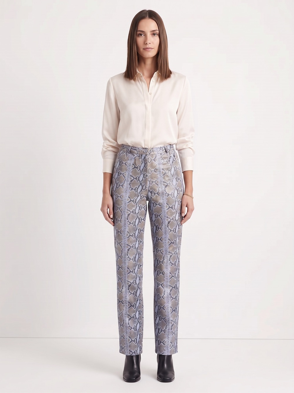 Vintage Revue Genuine Leather Snakeskin Pant — Deadstock